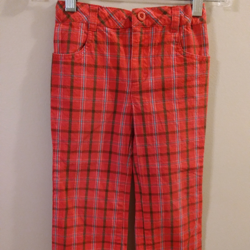 🔴(3/$10)🔴Healthtex 👧girls 4t pink plaid pants